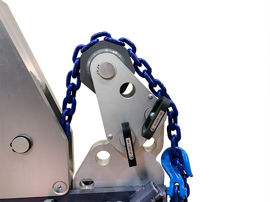 Башня силовая высотой 3670 мм с тянущим цилиндром 10 т, х/ш 500  мм, крепление к силовому полу, цепь 8 м