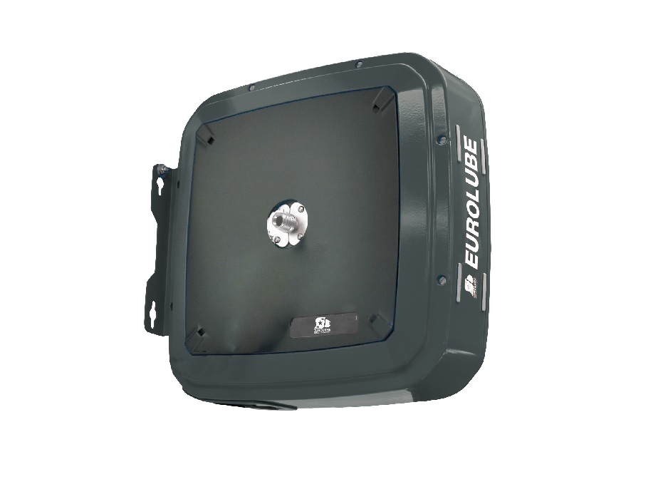 Катушка закрытая без шланга для раздачи смазки; для шланга 15 м. х 3/8"; композитный барабан; 35 МПа; 3/8"