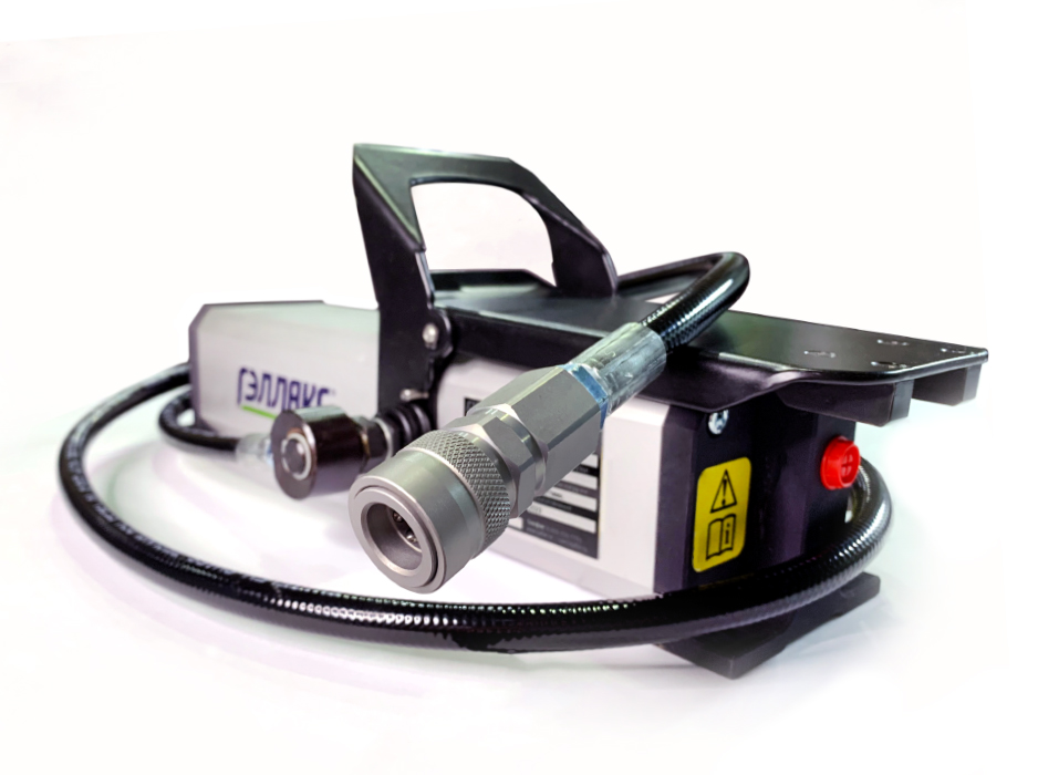 Насос гидравлический с пневмоприводом, управление педалью, 70МПа, 1 л (шланг 2м, БРС)