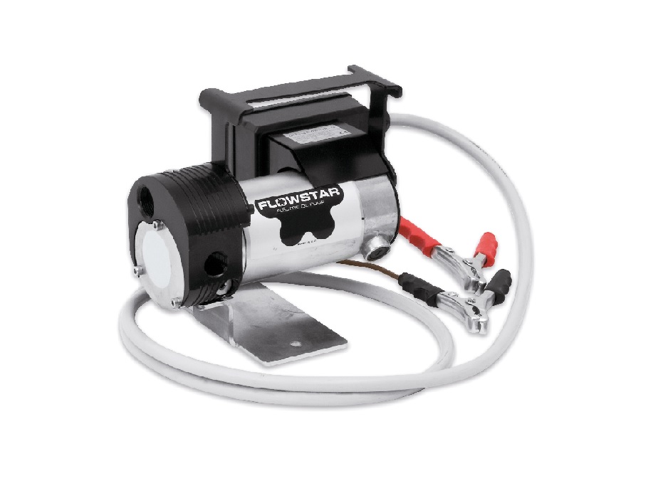 Насос переносной с электроприводом для масла, макс. давление: 12 бар, производительность: 5,5л/мин, 24В, 200 Вт.