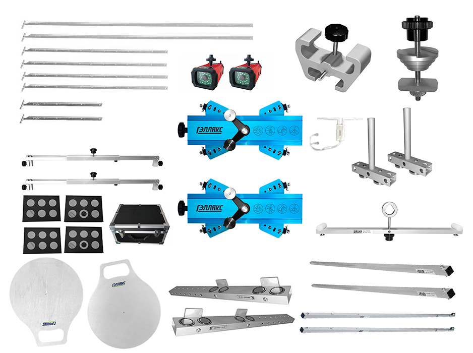 Электронный стенд сход-развал для грузовых автомобилей, автобусов и спецтехники Трак Камера