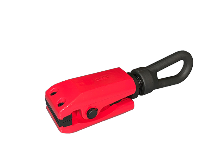 Зажим для вытягивания, 60 мм, прямой 10 т, с вращающимся креплением