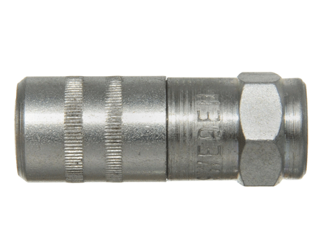 Наконечник гидравлический, Ø 15 мм G1/8”( f), 4 кулачка, обратный клапан