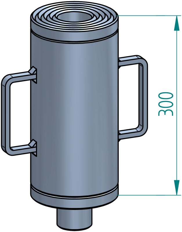 Удлинитель, 300 мм, 150 т, для моделей M100/72 и M150/90