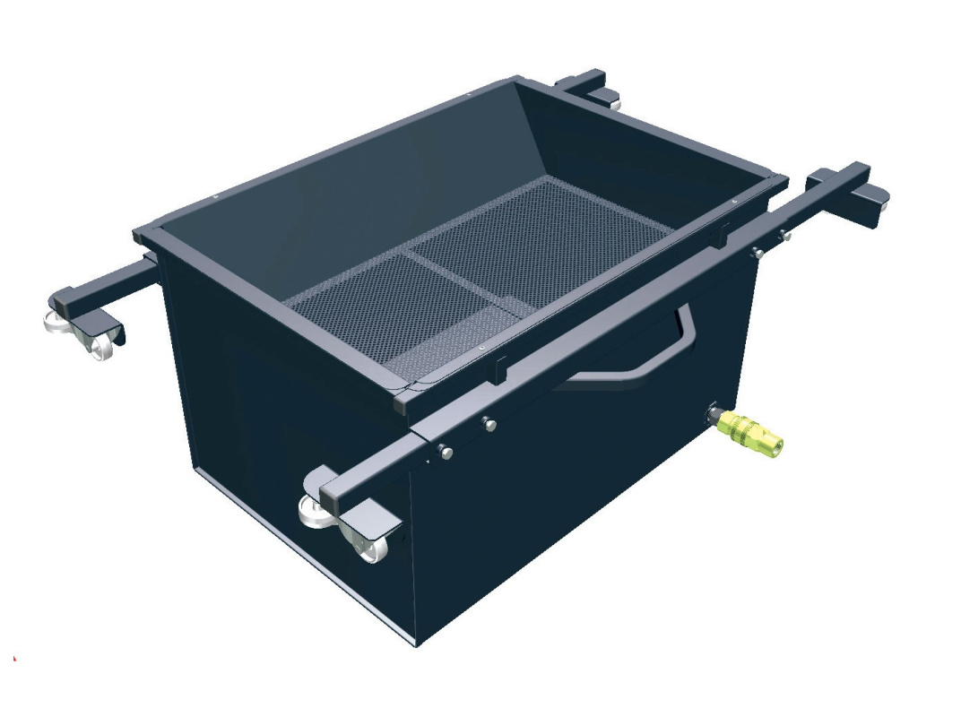 Поддон маслосборный, передвижной 95 л, для сервисной ямы, доп. опция - комплект артикул 317-44 для откачки