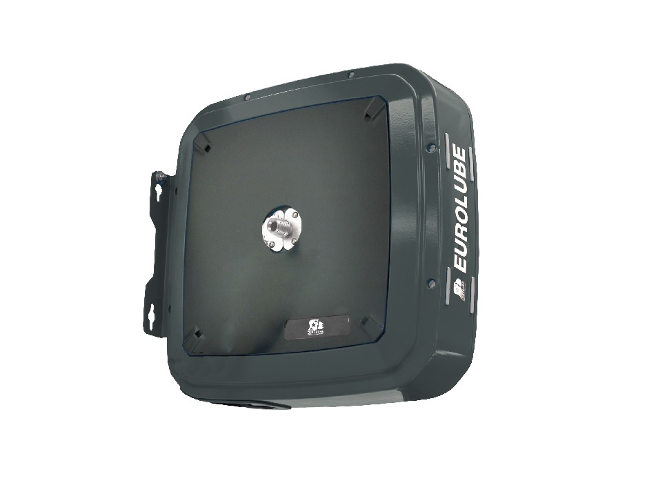 Катушка закрытая без шланга для раздачи масла, для шланга 15 м. х 1/2", композитный барабан; 7,5 МПа;1/2"