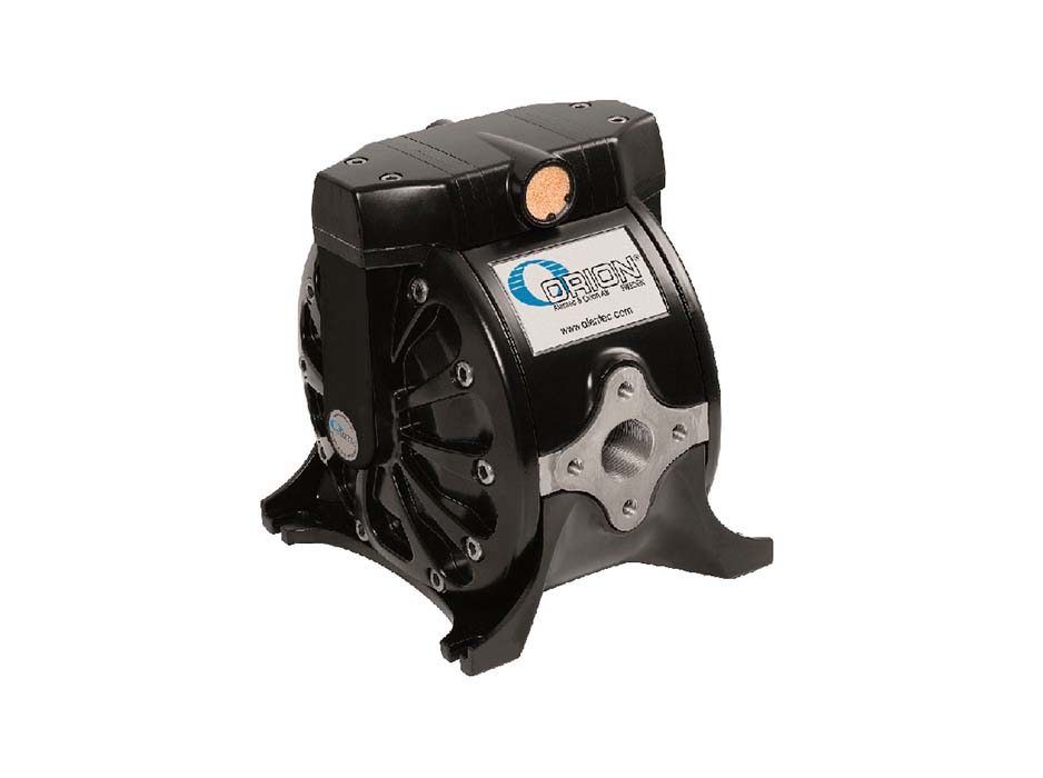 Насос диафрагменный с пневмоприводом, 1:1, 100 л/мин,0,7 МПа,  воздух G3/8" (f), масло вх-вых G1"(f)