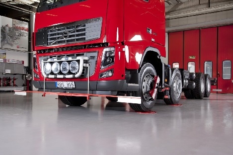 Сход развал для грузовых автомобилей