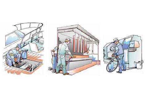 Насос вакуумный, со всасывающим шлангом