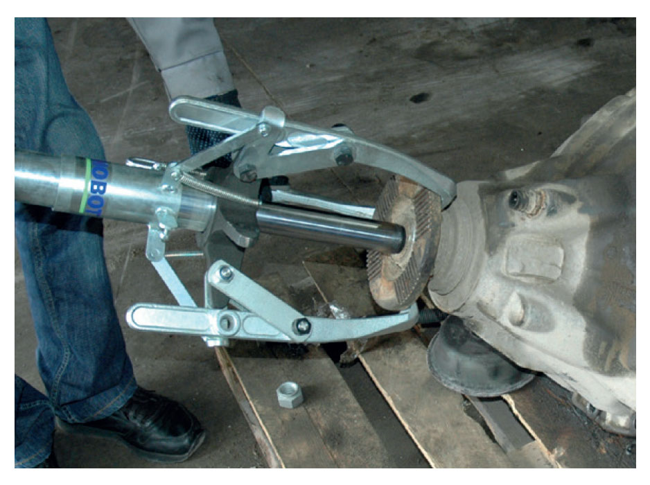 Съемник трехлапчатый без гиравлического цилиндра, (под цилиндр на 5 т)