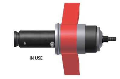 Комплект оснастки (втулок и шайб) для запрессовки и выпрессовки сайлентблоков SAF осей 150 мм (комплект гидроцилиндра 03-00028 поставляется отдельно)