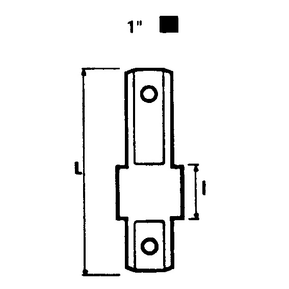 Адаптер электрогайковерта 1"*1"