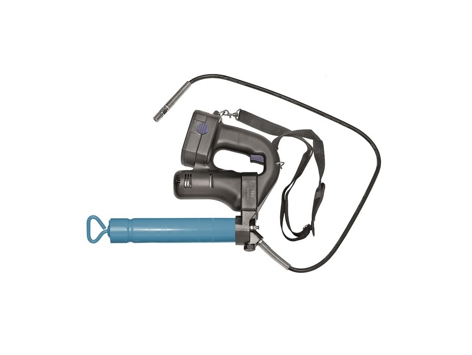 Насос для смазки беспроводной аккумуляторный 18 В, Li-Ion, 45 МПа, производительность 160 г/мин