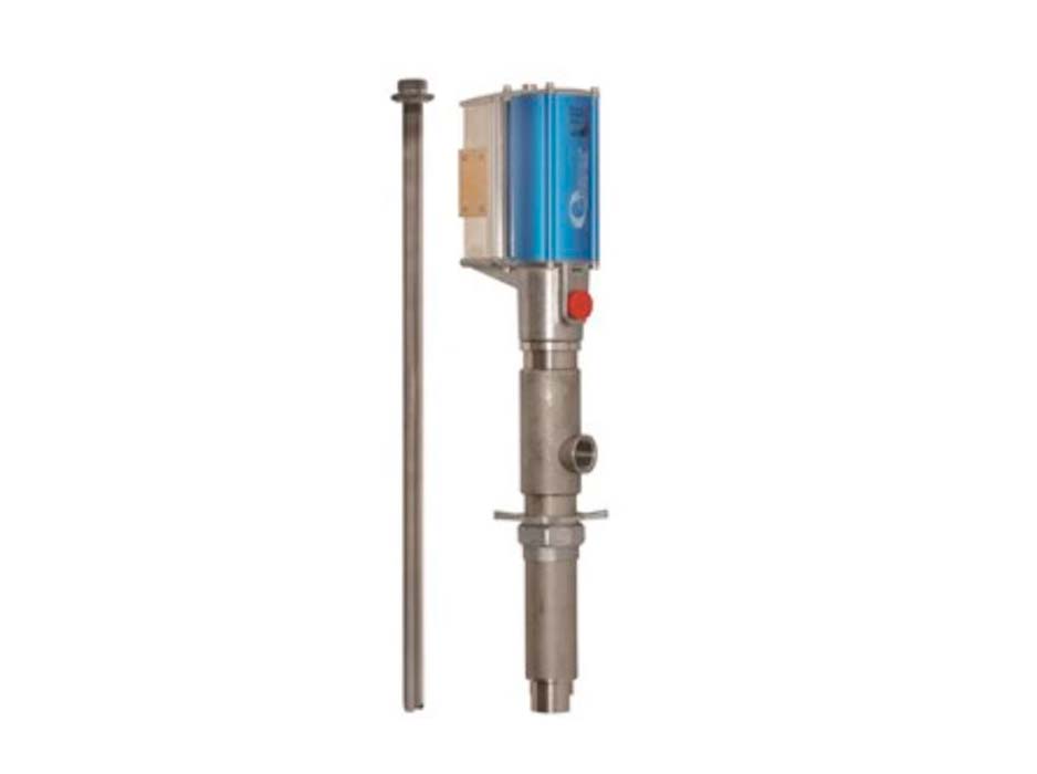 Насос с пневмоприв для жидкости с всасывающей трубой, 4:1, нерж.,30 л/мин, воздух: G1/4" (f), выход G3/4"(f), вход: насосная трубка