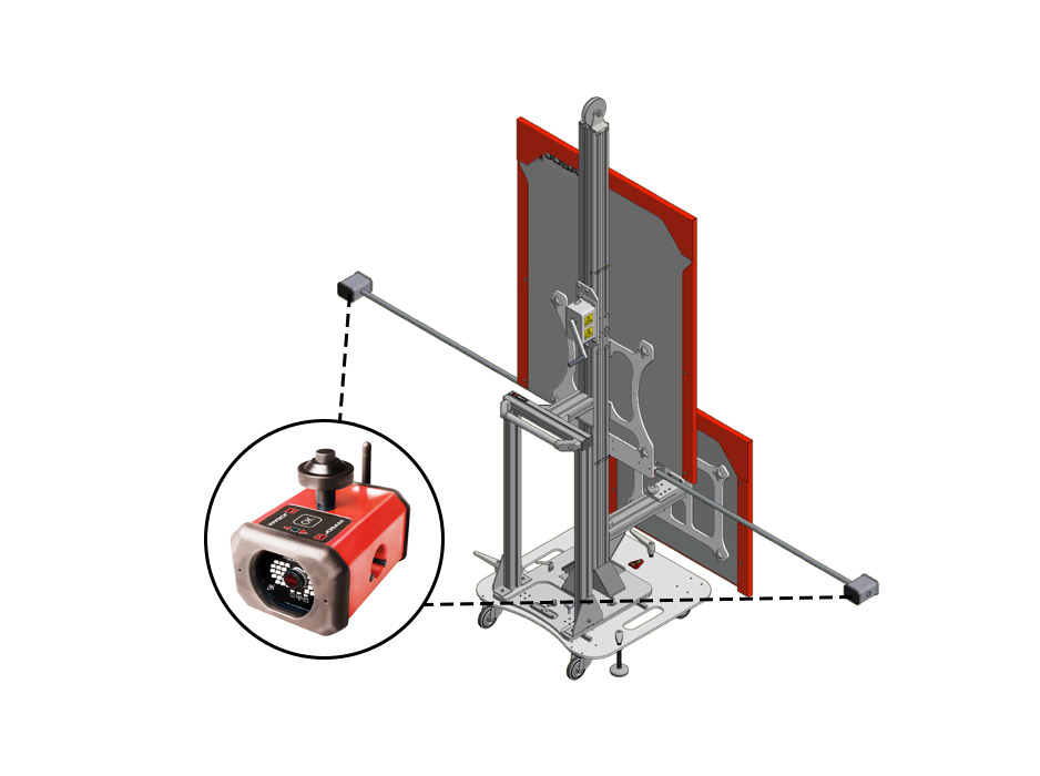 Стенд для калибровки систем курсовой устойчивости и экстренного торможения автомобиля