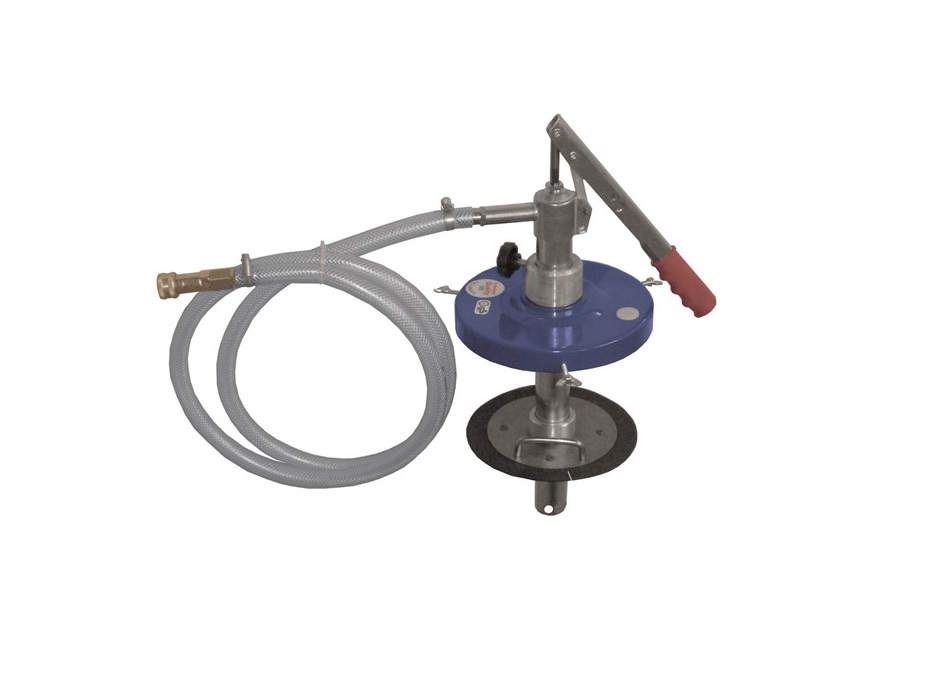 Насос ручной для перекачки смазки в резервуары, для бочек 15-18 кг Ø 240-300 мм, шланг 1,5 м