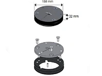 Держатель стойки для шкалы