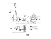 Ножницы гидравлические, ручной привод