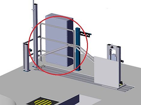 Ограждение для стенда настройки радаров ACC