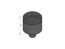 Удлинитель, 80 мм, г/п 80 т, для домкратов M60/22, M80/31, M80/42