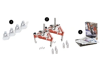 Комплект колесных адаптеров для прокатки осей к стенду СА 2000 К