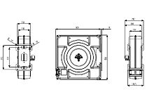 Катушка закрытая для раздачи масла, шланг 10 м. х 1/2"; 7,5 МПа; пистолет 