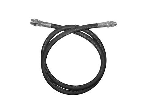 Шланг раздаточный для масла, длина 3 м, внутр. диам. 1/2", номинальное давление 13,8 МПа (138 бар)