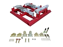 Стапель для правки кабин грузовых автомобилей