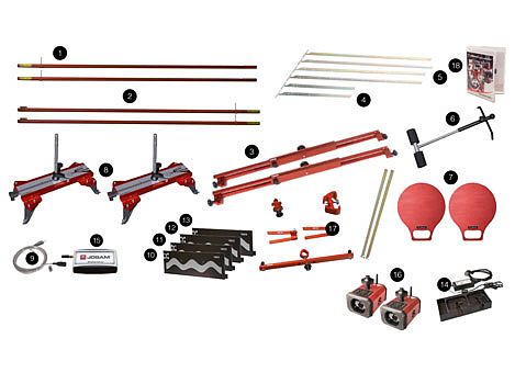 Электронный стенд измерения углов установки колес, положения осей, геометрии рам CamAligner