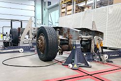 Оборудование для правки рам грузовых автомобилей