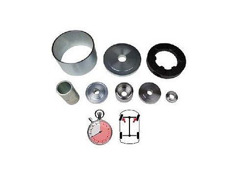 Комплект оснастки для съемника переднего ступичного подшипника Iveco Daily 35, 2014 (поставляется без цилиндра 03-00028)