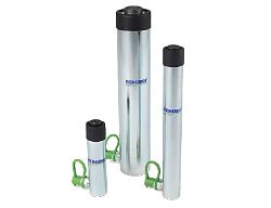 Гидравлические цилиндры, одностороннего действия, толкающий, с пружинным возвратным механизмом  5-95 тонн серия - CFC