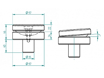 Опора плавающая для M60/22, М80/31, М80/42