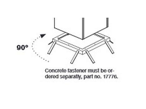 Рама фундаментная для сервисной стойки арт. 17775