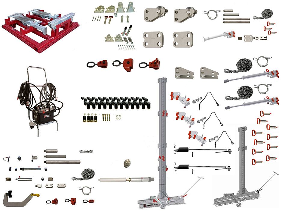 Комплект оборудования для правки кабин