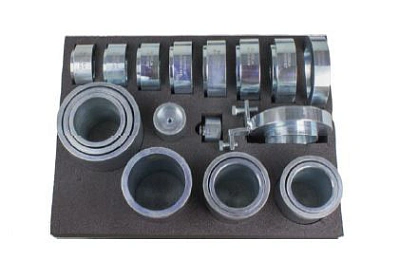 Комплект оснастки (втулок и упорных шайб) для запрессовки и выпрессовки сайлентблоков ( комплекты EBH26, 03-00028, 03-00031-001 поставляются отдельно)