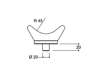Опора V-образная, нагрузка до 80 т