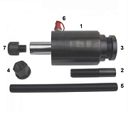 гидравлический ударный цилиндр Комплект цилиндра гидравлического на 45 тонн с ударным штоком