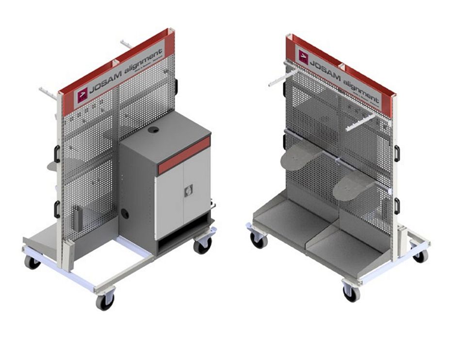 Инструментальная тележка для измерительного оборудования