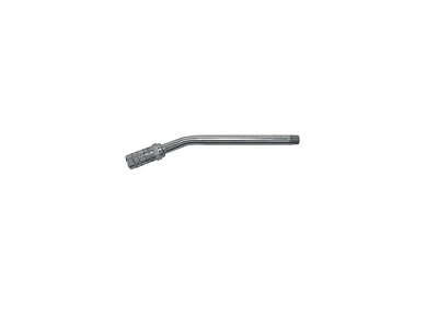 Трубка выпускная (для насоса для смазки) с наконечником 14512, длина 140 мм, диаметр 15 мм, соед. резьба G1/8" (m), 4 кулачка