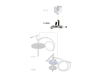 Комплект Т-образных переходников для насосов наполнения 