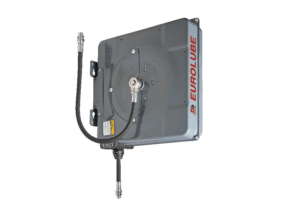 Катушка закрытая с шлангом для раздачи стеклоомывающей жидкости; шланг 10 м. х 1/2";  7,5 МПа; 1/2"