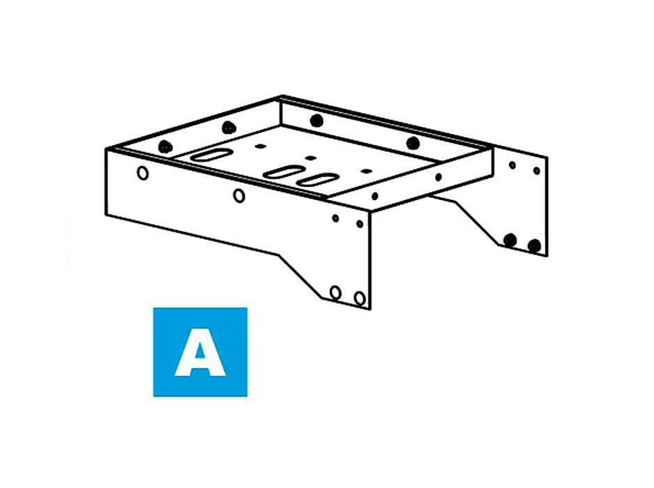 Консоль для дополнительного крепления 2-х катушек