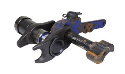 Комплект выпрессовщиков для сервиса грузового транспорта с ударным гидроцилиндром 32 тонн выпрессовщик шворней, съемник ступиц, выпрессовщик пальцев