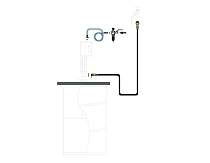 Комплект для монтажа насосов 128-серии для бочек 50-60 кг, с узлом подготовки воздуха (насос и уплотнительная мембрана в комплект не входят)