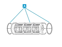 Дополнительная вставка сетчатого фильтра (дополнительная сетчатая вставка), артикул 2390169, размер пропускаемых частиц 32 "меш" (размер ячейки ~ 0,6 мм²).