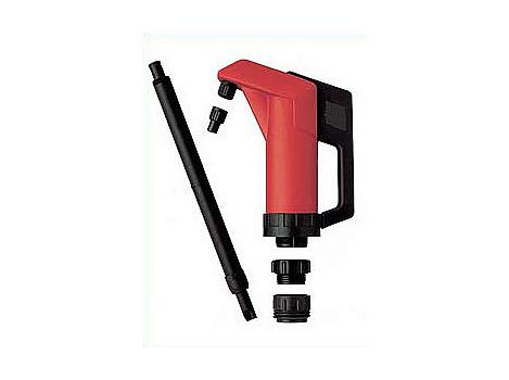 Насос ручной рычажный для бочек 60-205 л., производительность 0,33 л. за ход штока, телескопическая труба L=400-915 мм., цвет: красный