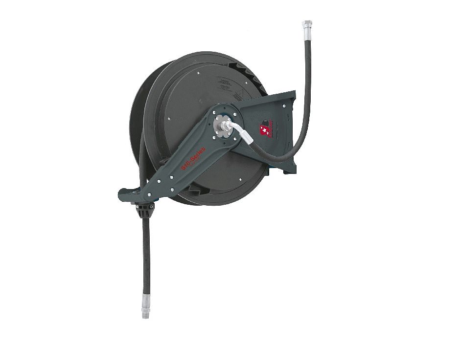 Катушка открытая для раздачи мочевины; композитный барабан; шланг 10 м. х 1/2"; 2 МПа; 1/2”