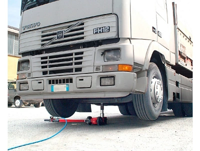 Домкрат пневмогидравлический низкий, 40/20 т Cattini