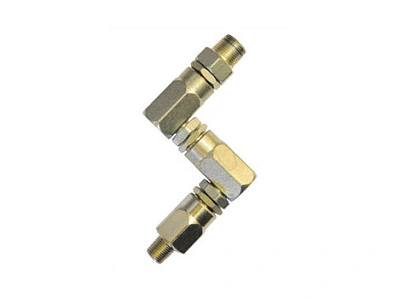 Переходник Z-образный для смазки, 1/8” NPT x 1/2”-27 (M), макс. давление 50 МПа